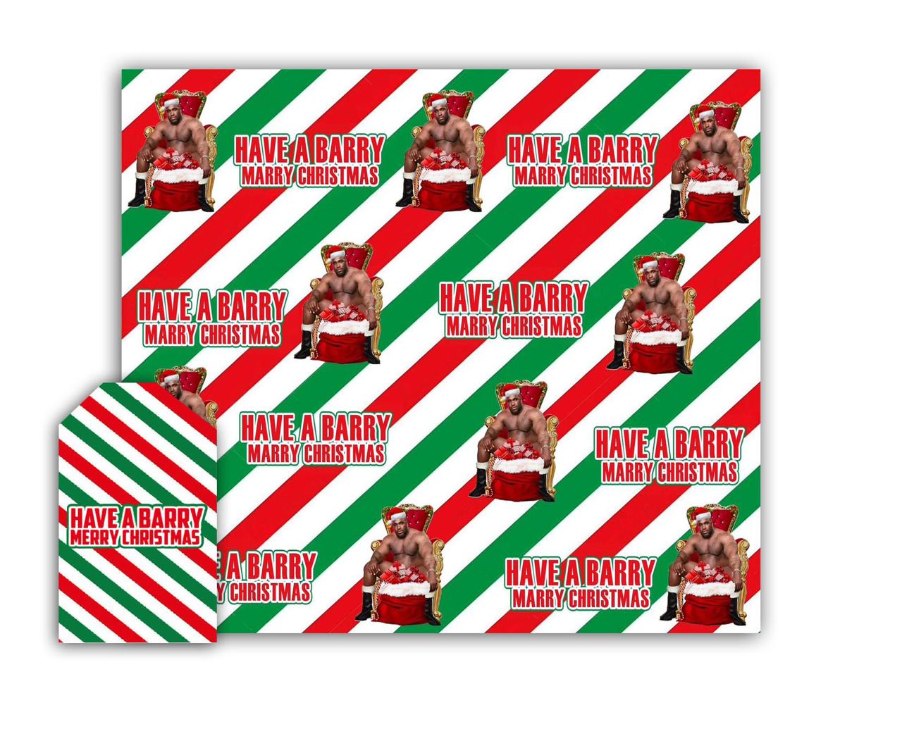 Funny Christmas Gift Wrap Paper