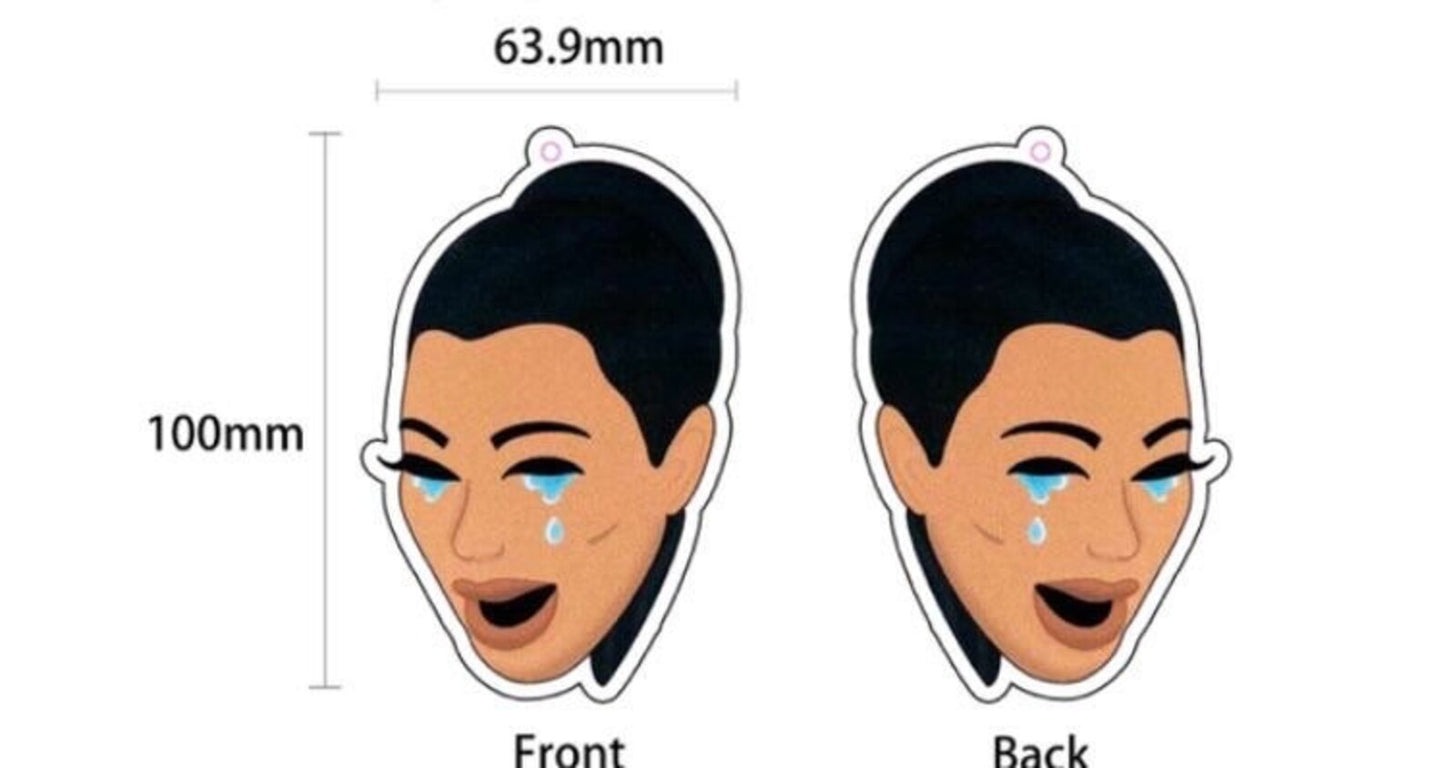 Kim Kardashian Emoji Viral Meme - Air Freshener