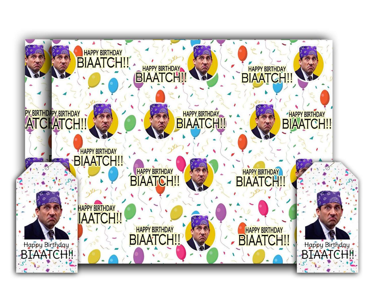 Hilarious Birthday Wrapping Paper