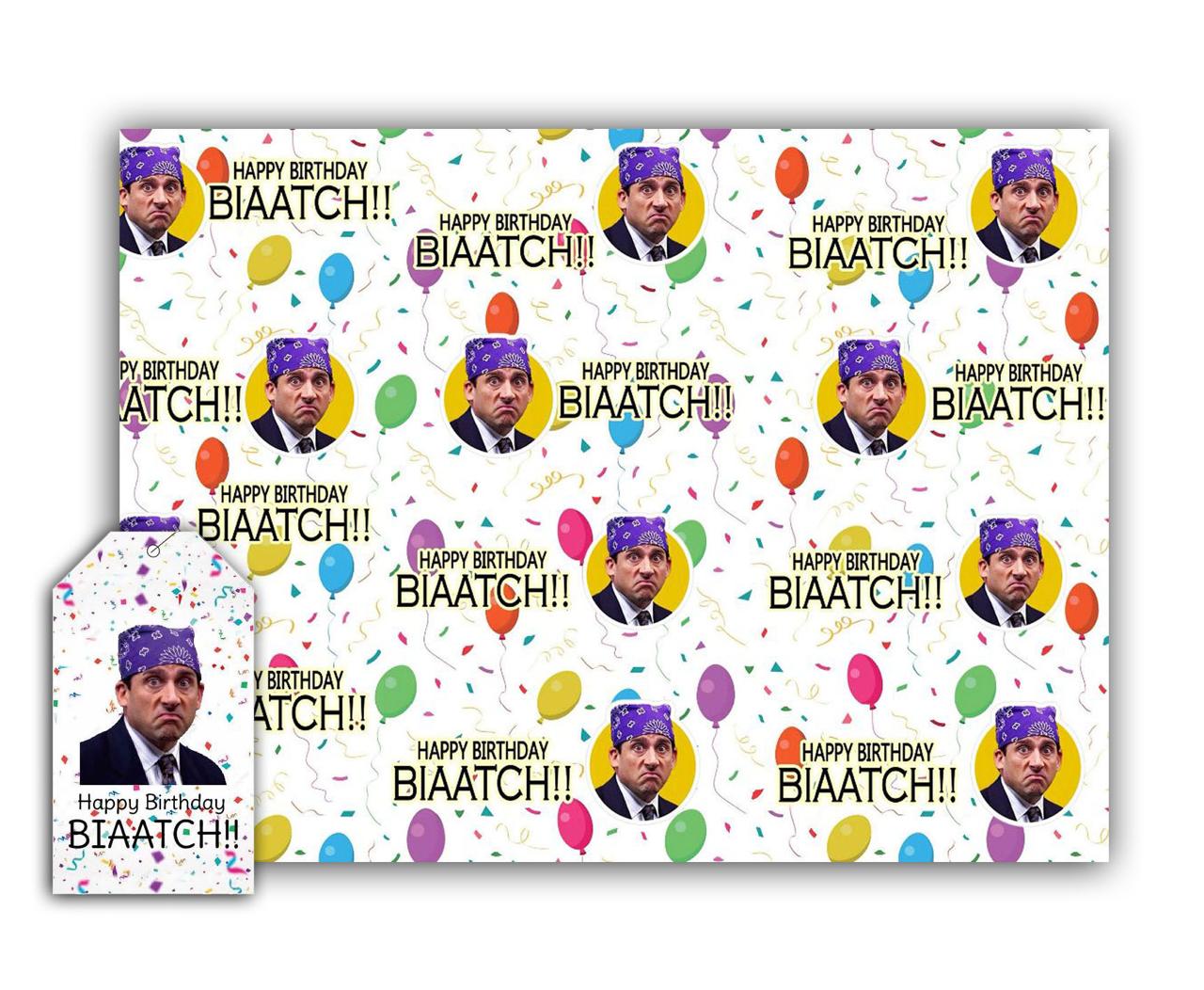 Hilarious Birthday Wrapping Paper