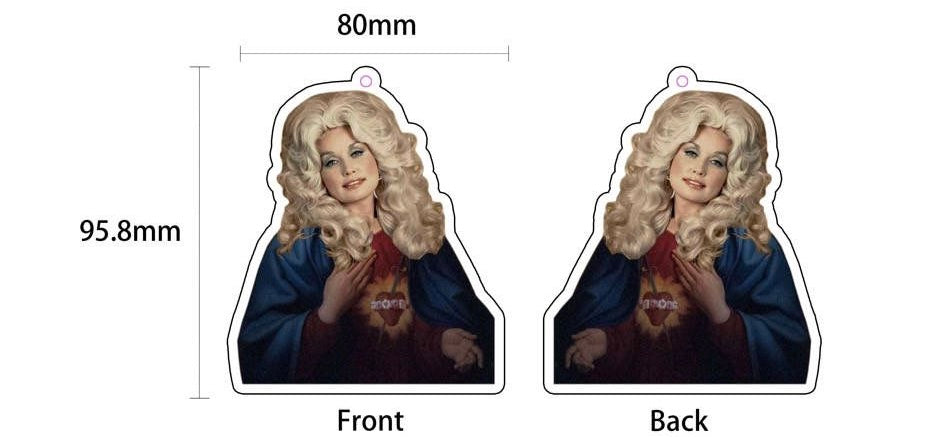 Dolly Parton scented car air freshener