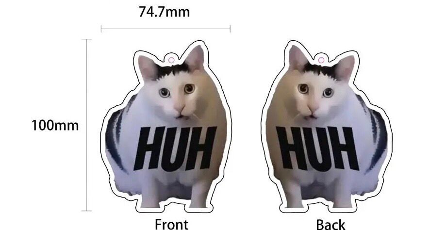 Confused Cat Air Freshener