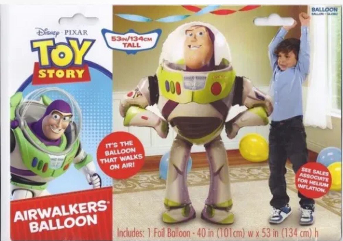 Buzz Lightyear Balloon | 134cm Tall | Toy Story | Air 3D Airwalker | Party