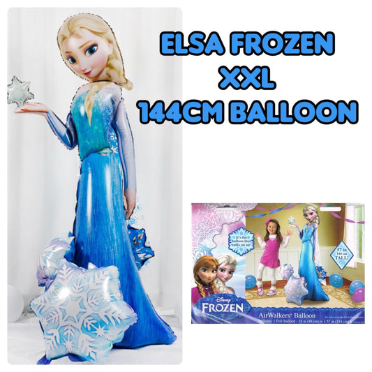 Elsa Frozen Balloon | 144cm Tall | Helium Foil AirWalker | Birthday | Party