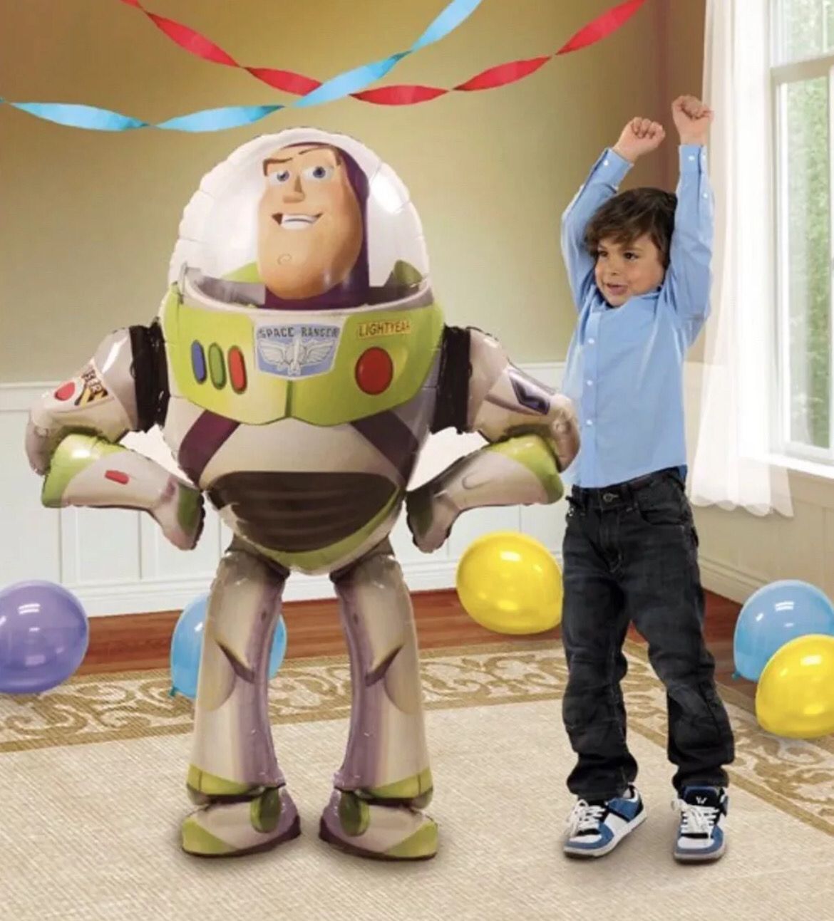 Buzz Lightyear Balloon | 134cm Tall | Toy Story | Air 3D Airwalker | Party