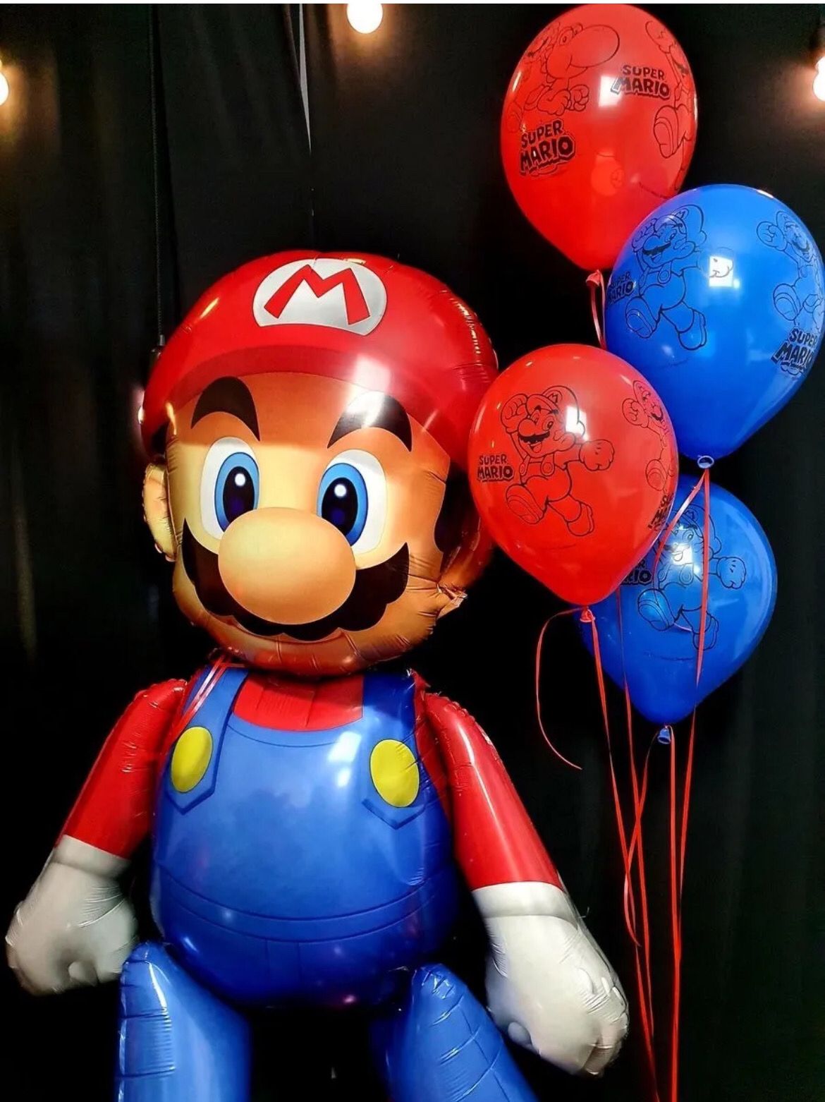 Super Mario Airwalker 3D Foil Jumbo Balloon | 60" Tall | Birthday | Party