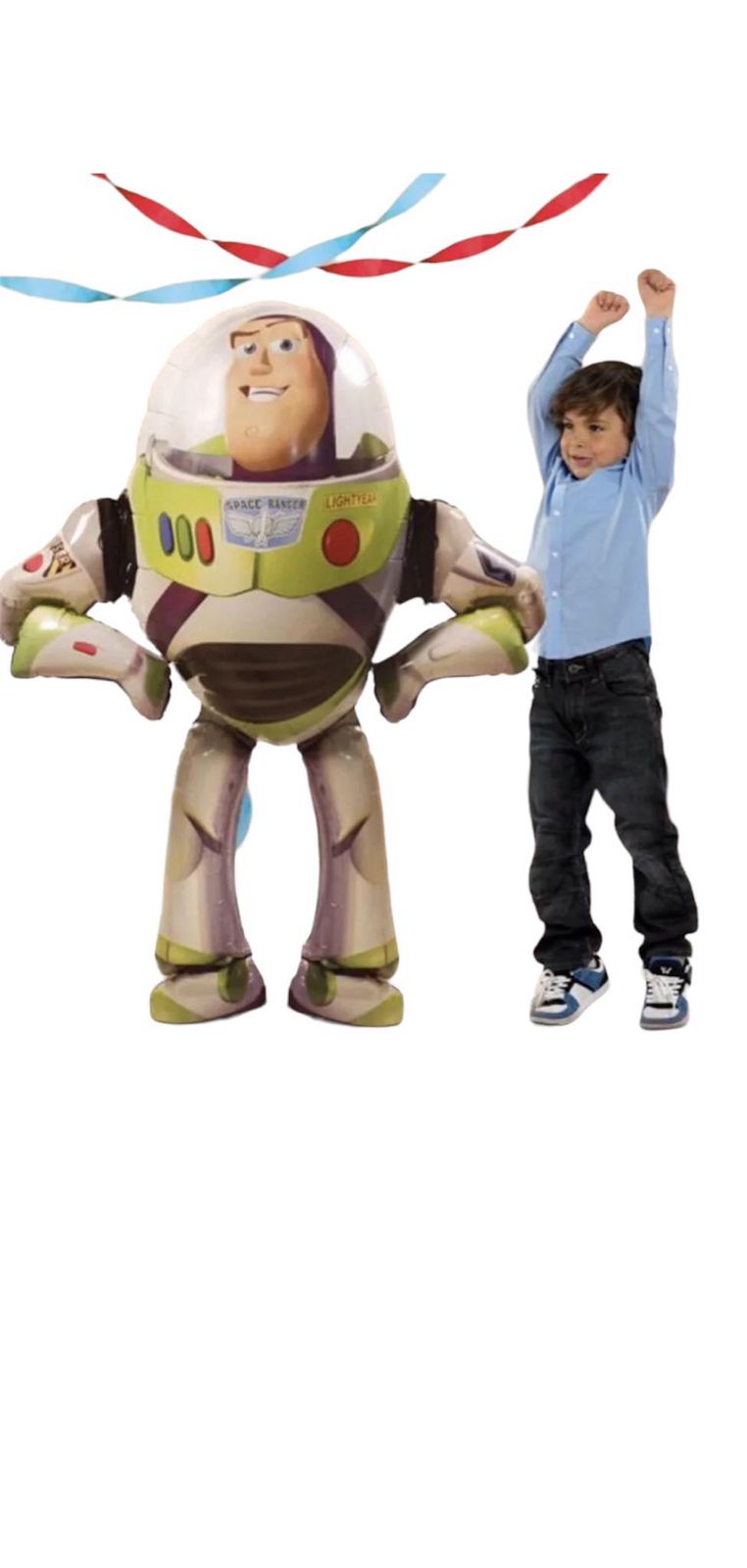 Buzz Lightyear Balloon | 134cm Tall | Toy Story | Air 3D Airwalker | Party