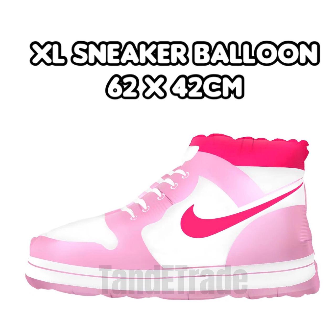 XL Hypebeast Sneaker Balloon X2 Set | PINK | Party | Birthday | Foil Balloon |