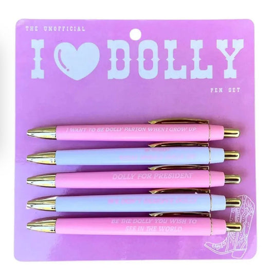 I Love Dolly Pen Set