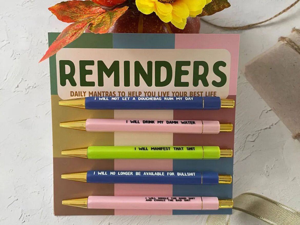 Reminders Pen Set