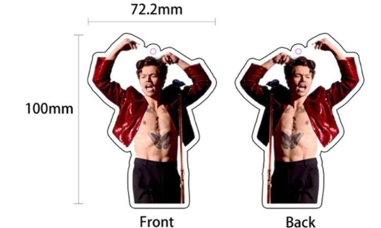 Harry styles one direction viral meme scented car air freshener | joke present | hen do valentines | new driver | birthday gift | funny